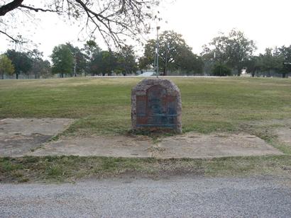 David Crockett Memorial Park Site in Crockett Texas