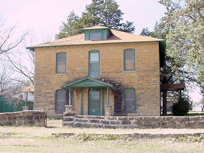 Rock house in Bridgeport, Texas