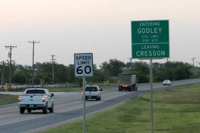 TX - Cresson Road Sign