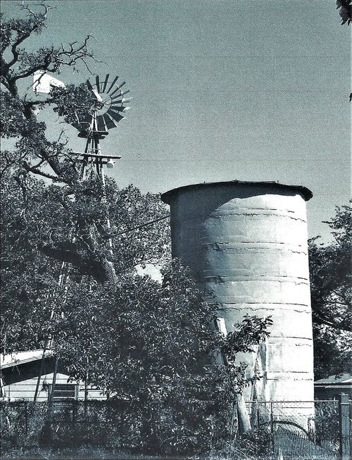 Elm Mott TX - First Water Well &amp; Storage Tower 1881 