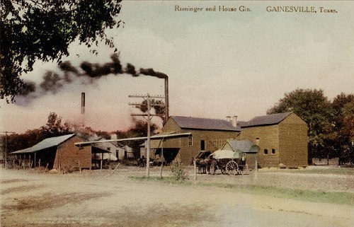 Cotton gin, Gainesville, Texas 1910