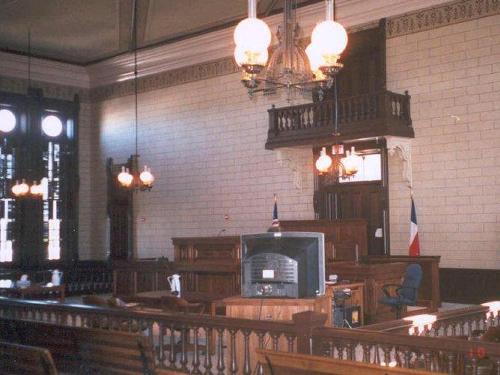 Weatheford TX - Parker County Courthouse Courtroom