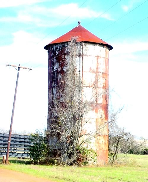 Camp Hearne Texas water tower