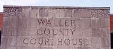 Hempstead TX - Waller County Courthouse detail