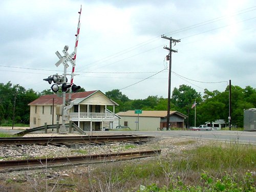 Plantersville Texas railroad tracks