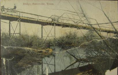 Somerville TX Bridge Vintage  photo