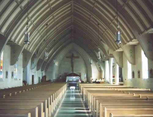 Sacred Heart Church sanctuary, Muenster, Texas