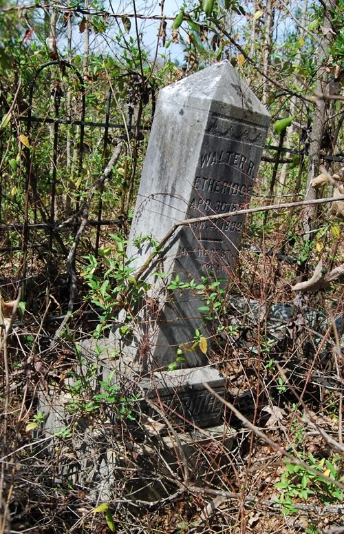 Camden Texas,, Gregg County - Camden Cemetery tombstone