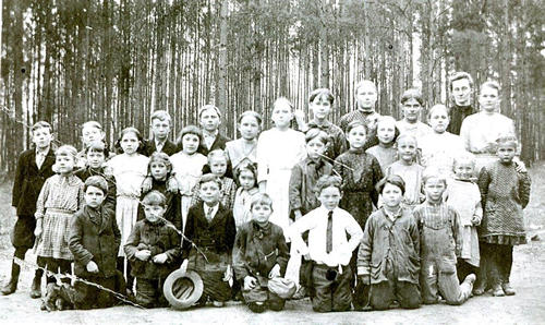 Time TX School class photo 1915 or 1916