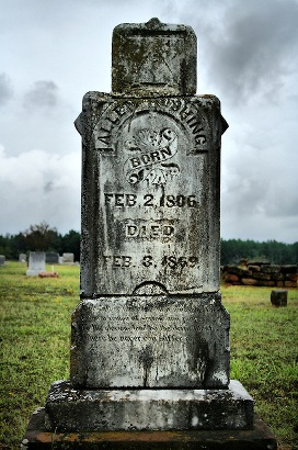 Whitehouse TX Cemetery Tombstone