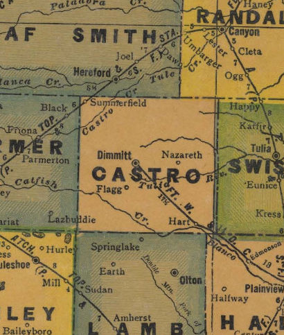Castro County Texas 1940s