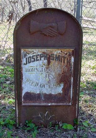 Tombstone of Joseph Smith, Cologne Texas