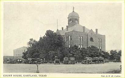 Eastland County courthouse, Texas, demoished