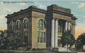 Carnegie Library in Greenville, Texas