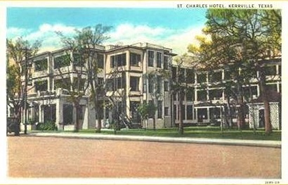 St. Charles Hotel, Kerrville, Texas postcard