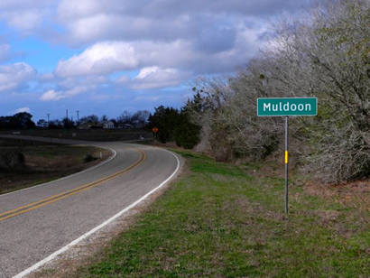 Muldoon Tx Road Sign