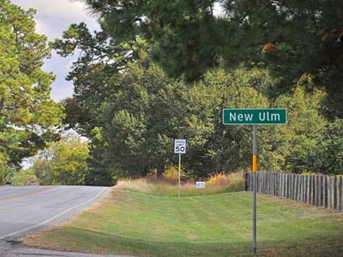 New Ulm TX road sign