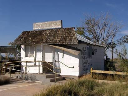 Salt Flat Texas - Closed old Cafe
