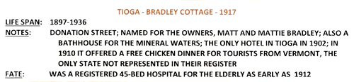 Tioga, TX - Bradley Cottage  info