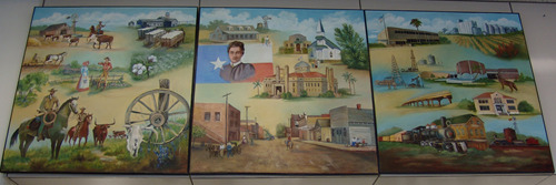 Alice TX Post Office Mural: South Texas Panarama 