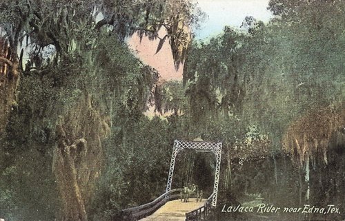 Lavaca River Bridge near Edna, Texas 1910