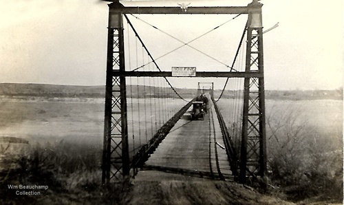 Texas &  Mexico - Bridge over the Rio Grande River.