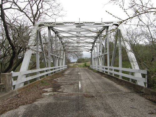 Caldwell County TX 1931 Plum Creek Bridge in Luling 