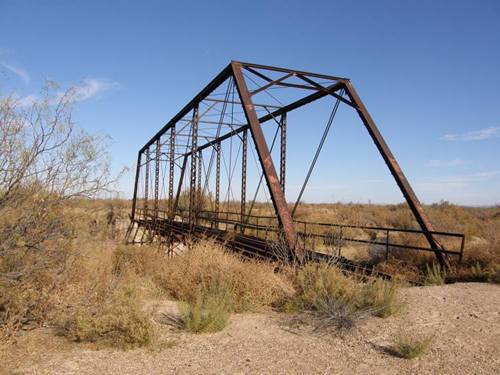 Imperial Through Truss Bridge,  Pecos River,  West Texas