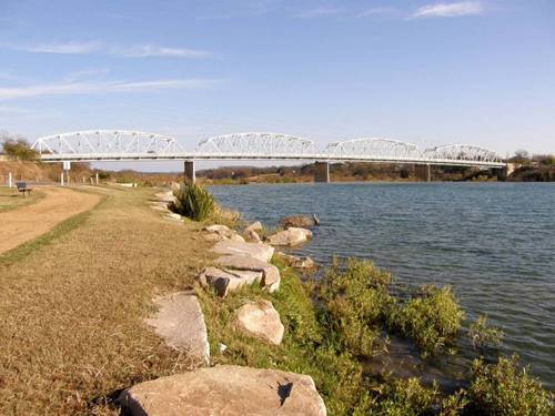 Roy Inks Bridge over Llano River, Llano Texas
