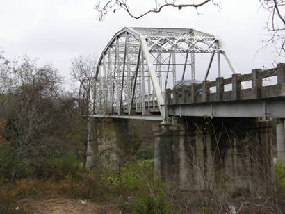 Comal County  TX US281 Guadalupe River Thru Truss Bridge