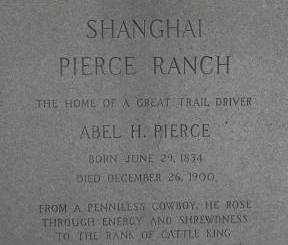 Tx - Abel Pierce Centennial Marker