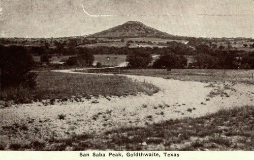 Goldthwaite TX, Mills County, San Saba Peak