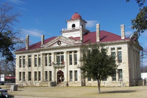 1916 Blanco County Courthouse, Johnson City, Texas today
