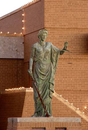 Aspermont Tx Lady of Justice Statue