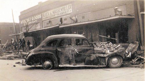 Weis Dry Goods after Higgins Texas 1947 tornado