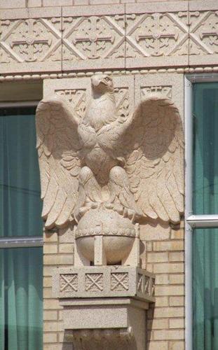 Pampa Texas bank eagle
