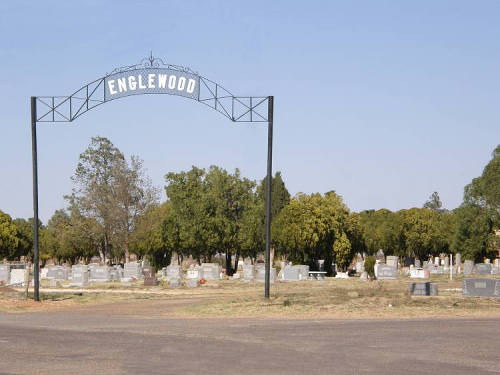 Lubbock County, Slaton, TX Historic Cemetery - Englewood Cemetery Entrance