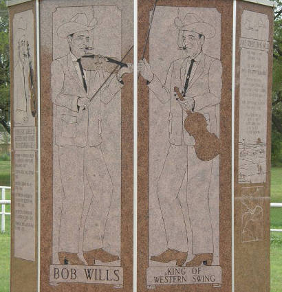 Bob Wills  - King of Western Swing - Texas Monument 