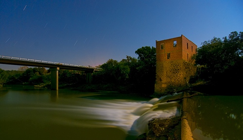 Eliasville TX Donnell Mill  by Brazos River