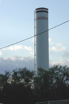 Lueders Texas water tower